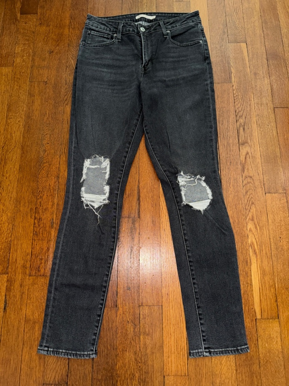 Levi’s 721 Womens High Rise Skinny Jeans Black Size 29